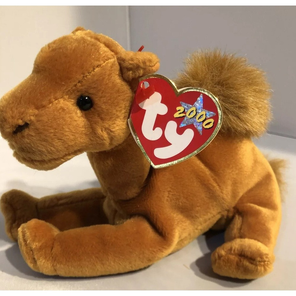 Rare Plushie‎ New Ty Beanie Baby 2000 Niles The Camel Retired Plush Toy